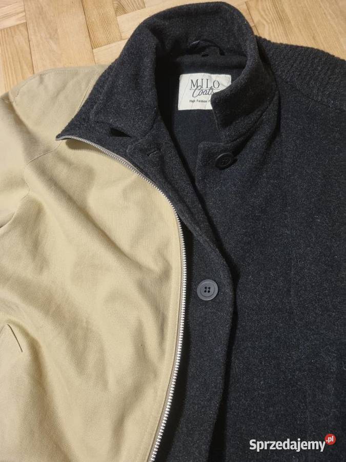 Świetny plaszcz palto kurtka bawelnawelna Milo Warszawa sprzedam