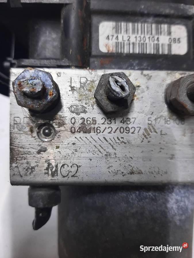 Fiat Stilo sterownik pompa ABS 0265800369 osobowe Układ ABS i ESP Ksawerów