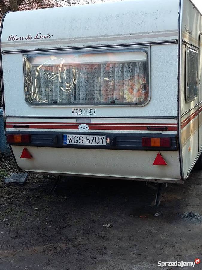 Przyczepa kempingowa wilk de lux stan idealny Wrocław sprzedam