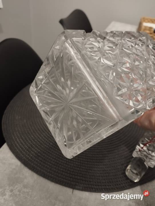 Karafka kryształowa PRL Vintage