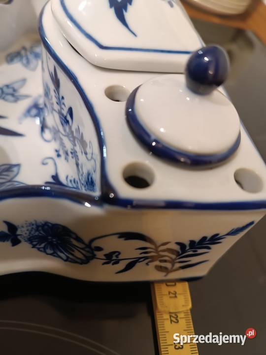 Kałamarz porcelana wzór cebulowy Gorlice