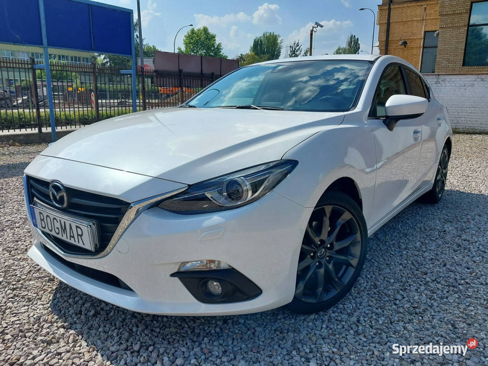 Mazda 3 SALON pierwszy wł BIAŁA PERŁA Ksenony 1998cm3 Warszawa