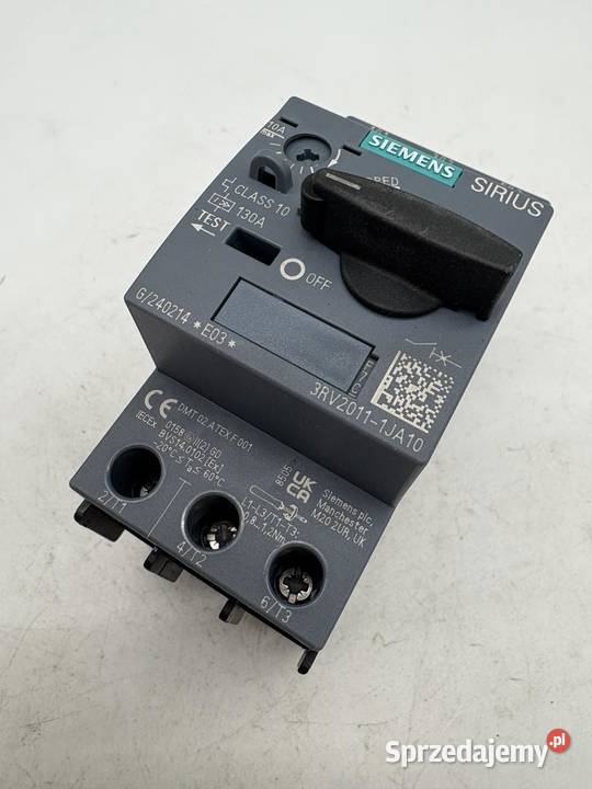 Siemens 3RV20111JA10 Wyłącznik silnikowy 110A Warszawa