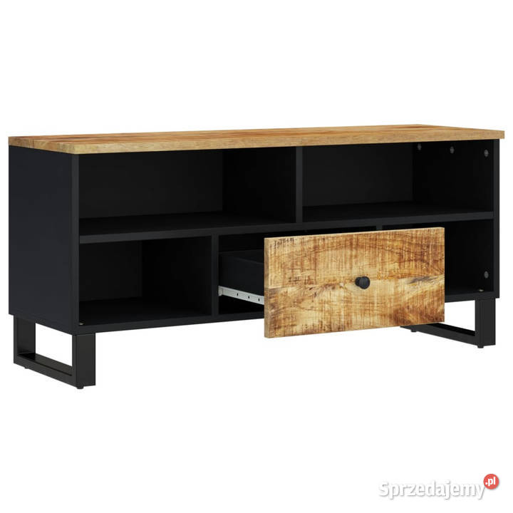Szafka RTV 100x33x46 mango i materiał mazowieckie Warszawa
