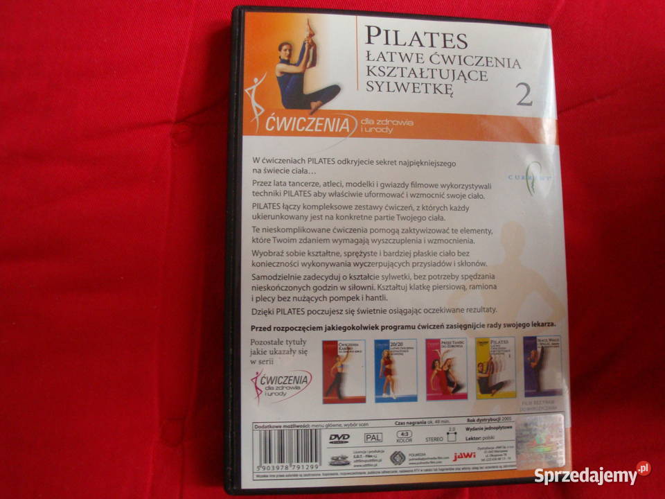 dvd Pilates kobiet i mężczyzn lektor polski