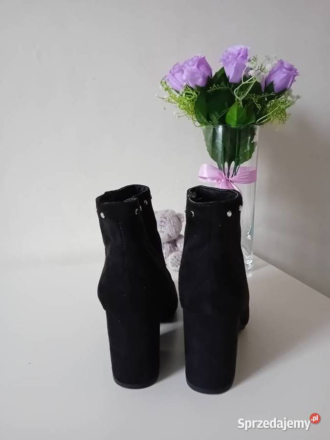 Czarne botki Deezze 24cm Warszawa