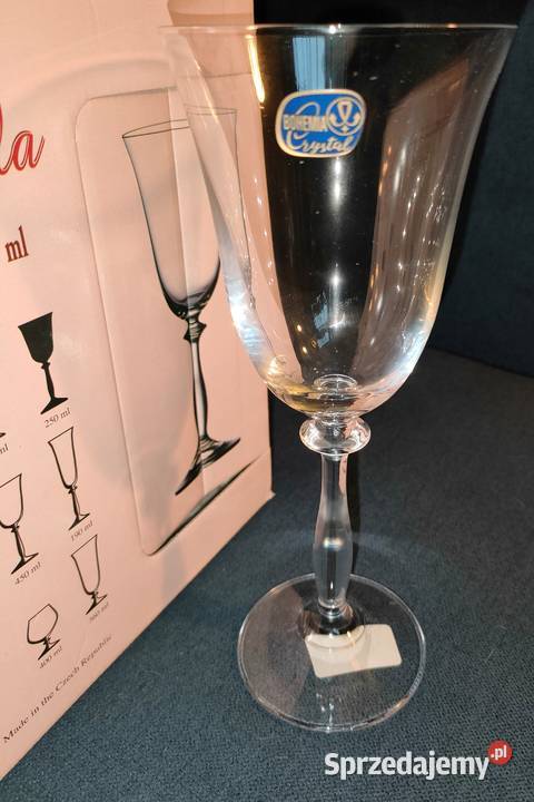 Kieliszki do wina 6 sztuk 250 ml NOWE Bielsko-Biała sprzedam