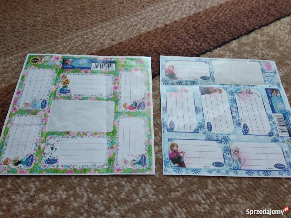 naklejki na zeszyty książki elza i inne 12 sztuk Artykuły szkolne Poznań sprzedam