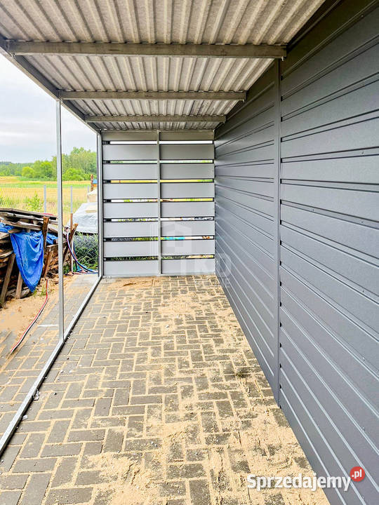 Garaż blaszany 3x6m wiata 12m brama uchylna Rzeszów