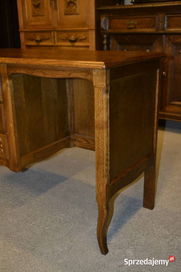 biurko ludwikowskie małe dąb Będzin