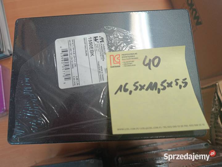 Obudowy HAMMOND czarne rózne Pozostałe Warszawa