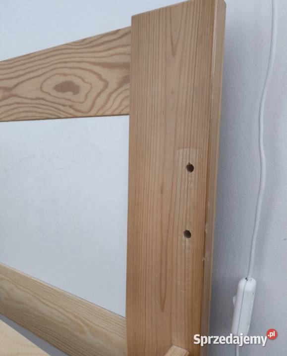 Drewniane łóżko dziecięce sosna 80x190 Pęgów