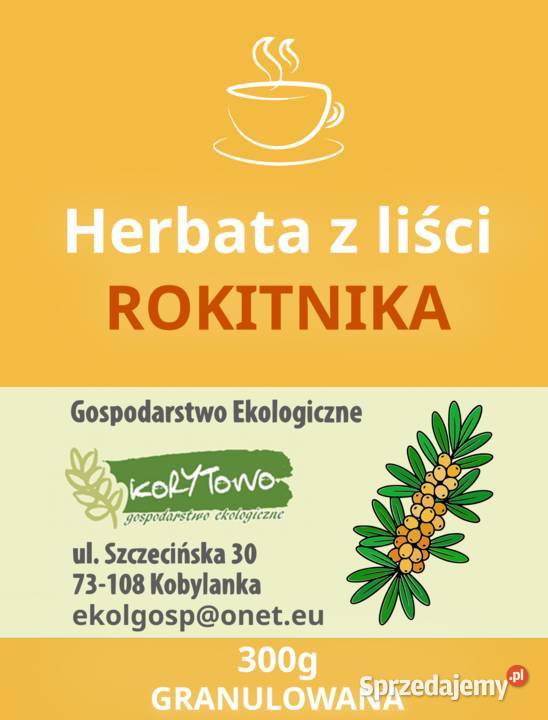 Herbata z liści rokitnika granulowana 300g Stargard