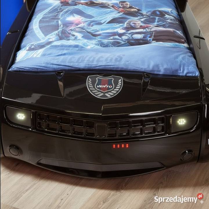 Łóżko auto samochód Camaro Dodge LED pilot Kraków