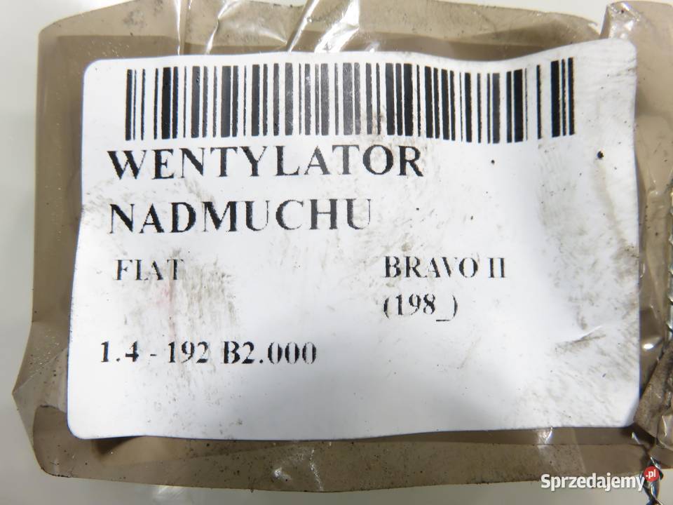 DMUCHAWA FIAT BRAVO II 198 591530800 małopolskie