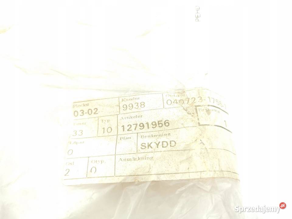 OSŁONA ZAMKA KLAPY BAGAŻNIKA SAAB 93 SEDAN 03 OE osobowe