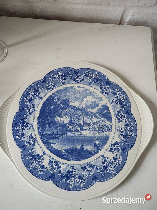 Dwie patery tortownice Grnstadt Edelkeramik sprzedam