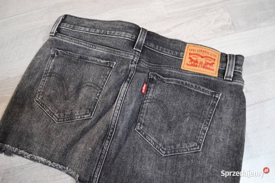 Szara spódniczka jeansowa mini Levis oldschool M Toruń