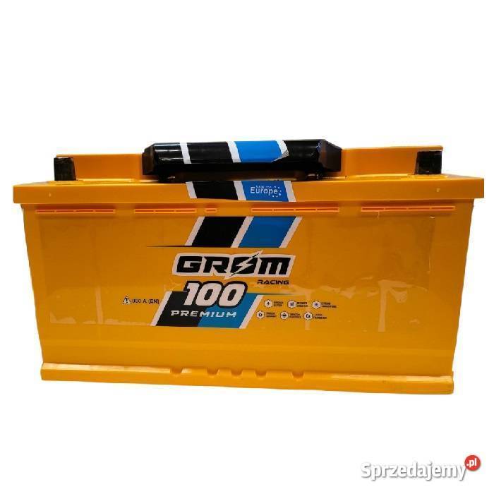Akumulator GROM RACING 100Ah 850A EN PRAWY PLUS Piotrków Trybunalski sprzedam