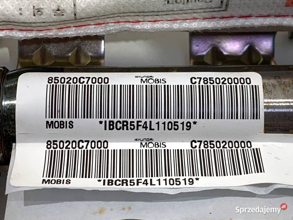 KURTYNA POWIETRZNA PRAWY HYUNDAI i20 II