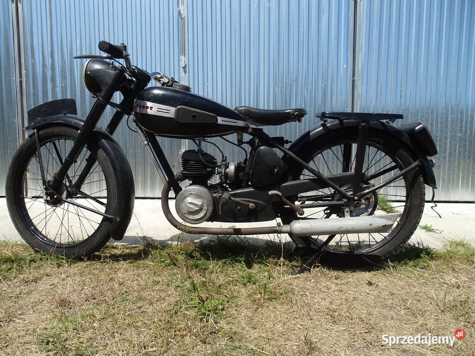 Zabytkowy motocykl Terrot MT 1 Żyrardów
