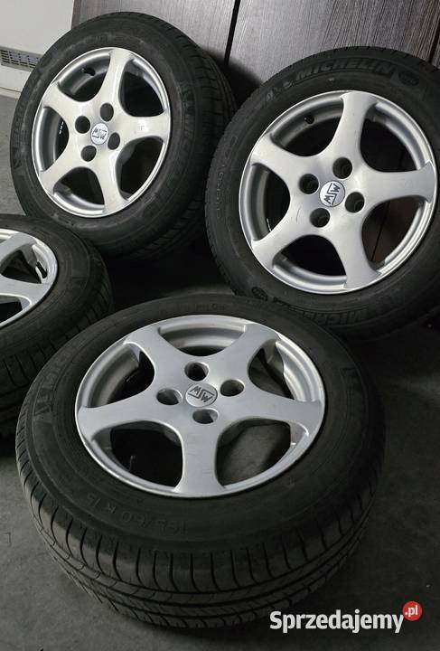 Kola Mzw R15 4x1143 z oponami zetnimi 195 60 r15 mazowieckie Warszawa