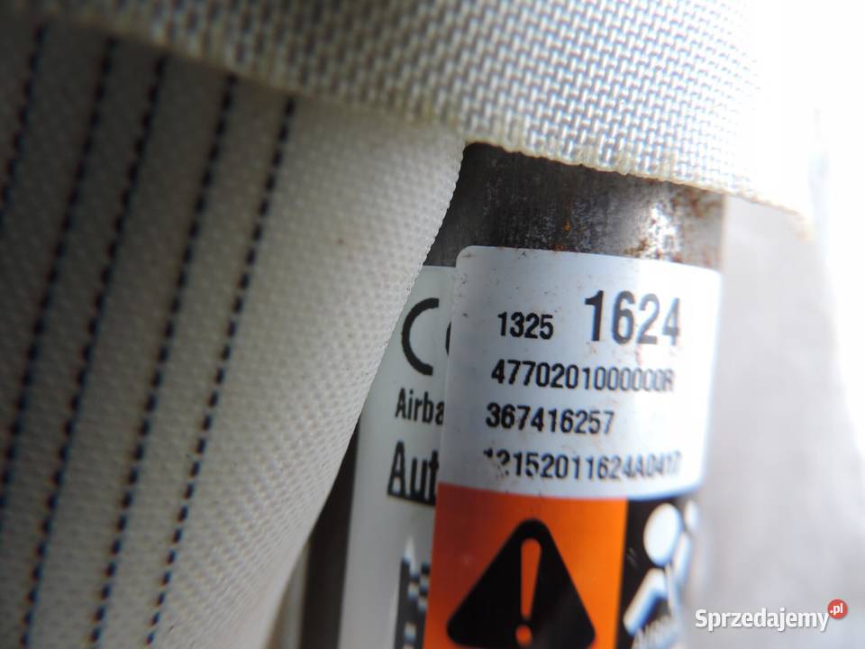 PRAWA KURTYNA AIRBAG OPEL ZAFIRA C 13251624 sprzedam