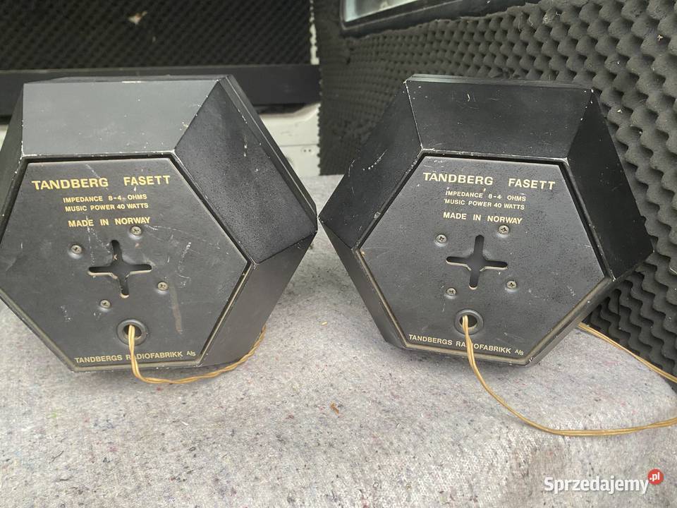Kolumny głośniki Tandberg Fasset Słuchawki i głośniki