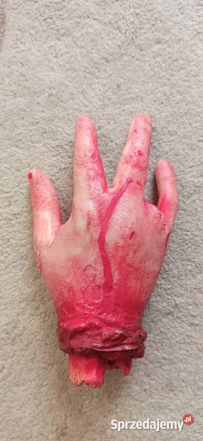 Sztuczna gumowa ręka kawał prank Białystok