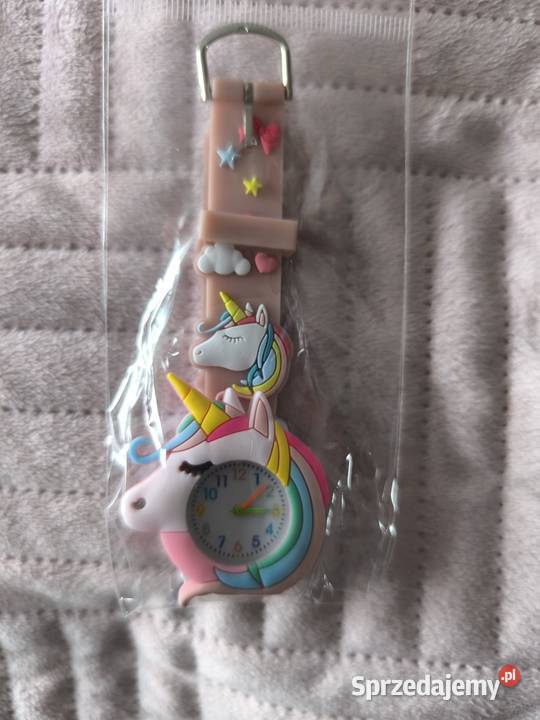 Zegarek uroczy dziewczynki beżowy Łęczna