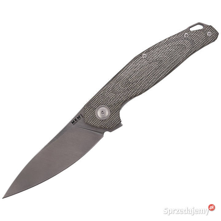 Nóż składany MKM Goccia Green Canvas Micarta Warszawa