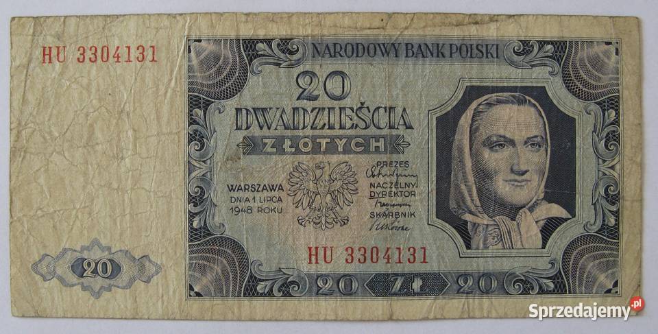 20 20 50 złotych 1948 zestaw 3