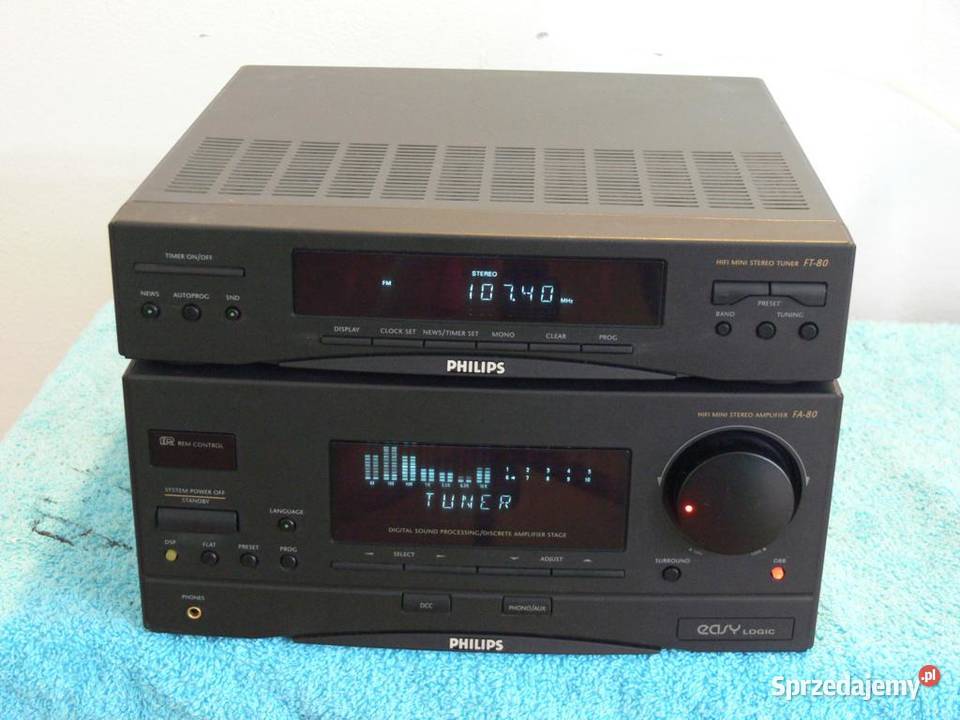 Wzmacniacz z korektorem i radiem Philips WYSYŁKA Amplitunery Jasło