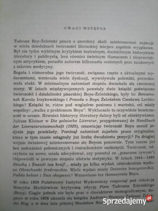 Żeleński Boy Życie i twórczość Winylowa książki Warszawa