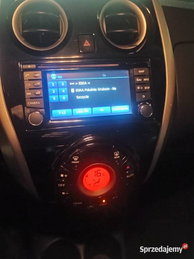 Nissan Note 2014r przebieg 16500012 benzyna Wodzisław Śląski