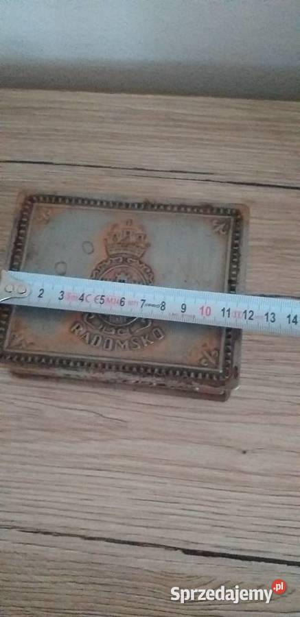 Mosiężna szkatułka Radomsko łódzkie Przedbórz