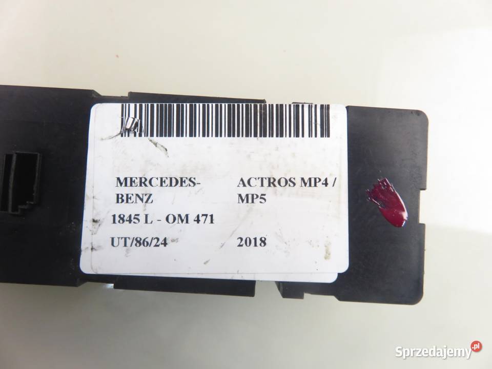 PANEL SZYB MERCEDES ACTROS MP4 MP5 9605451013 Panele sterowania, przełączniki