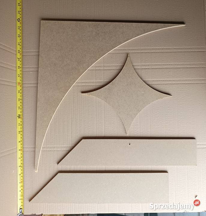 Formatki mdf hdf 7 10 mm różne kształty dużo śląskie Zabrze sprzedam