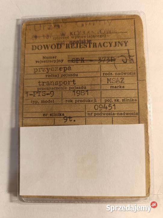 Pozostałości przyczepy MSAZ PTS9 ruskiej opolskie Opole