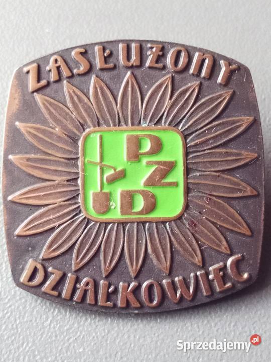 Odznaka Zasłużony działkowiec z okresu PRLu