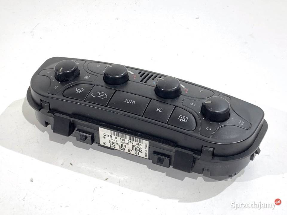 PANEL STEROWANIA NAWIEWU MERCEDES CL203