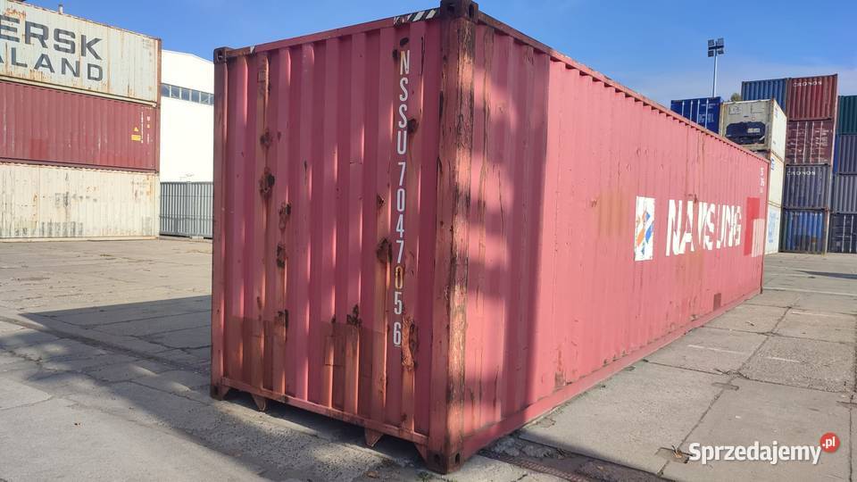 Kontener morski 12 metrowy 40 HC używany Pewny mazowieckie Ostrołęka