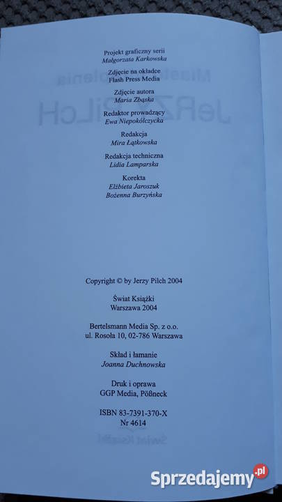 Miasto utrapienia Jerzy Pilch Kraków