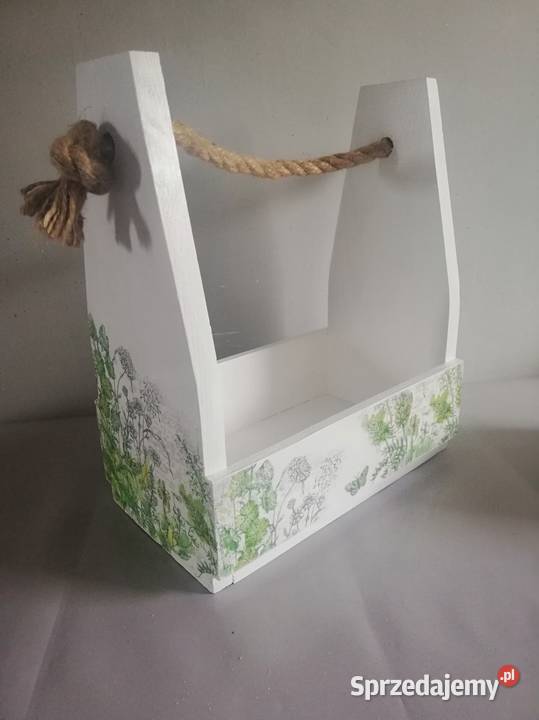 Skrzynka na kwiatek nosidło różne wzory prezent opolskie Kędzierzyn-Koźle sprzedam