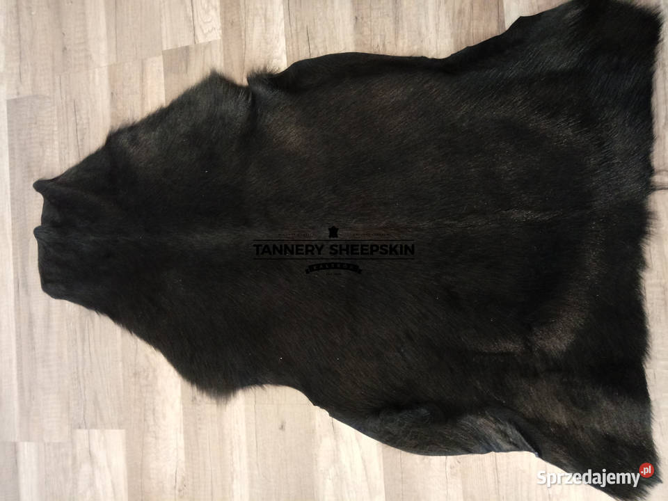 Skóra z Kozy Czarna Skóry Kozie Naturalne Szaflary