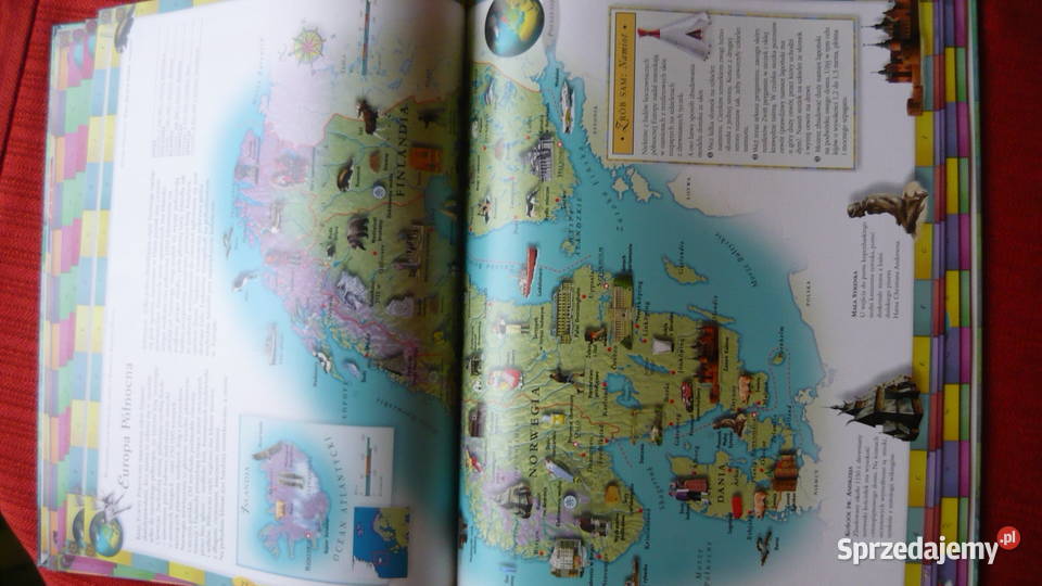 Ilustrowany Atlas Świata dzieci śląskie sprzedam