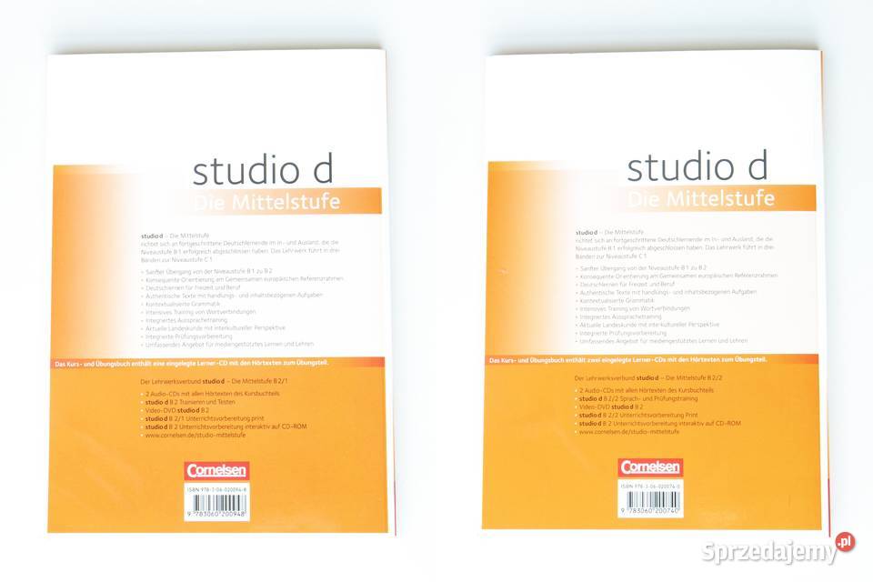 Cornelsen studio d Die Mittelstufe B21 B22 niemiecki Kraków
