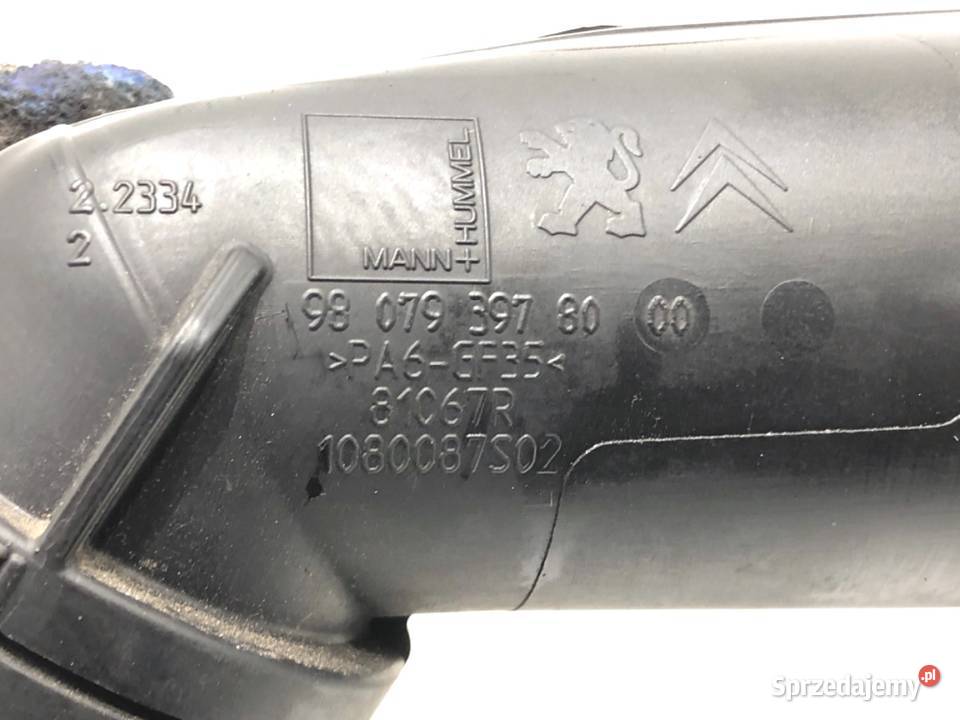 RURA POWIETRZA PEUGEOT 308 II 9807939780 12 131