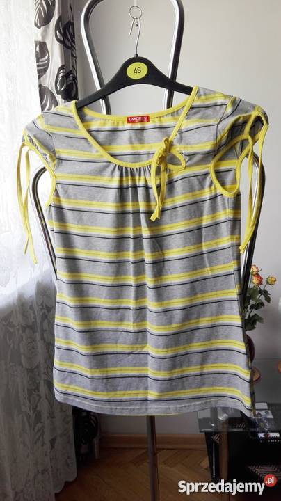 LANHEN PARISSZARA BLUZKA TOP W PASY R XXL Łódź sprzedam