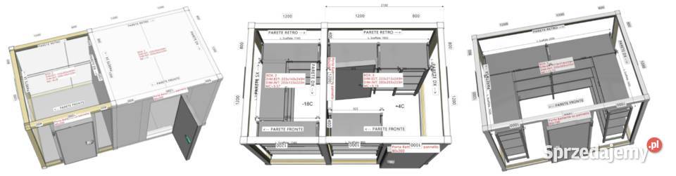 regały półki do chłodni i mroźni